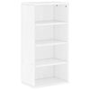 vidaXL Beistellschrank ODDA Wei&szlig; 40x24x79 cm Massivholz Kiefer