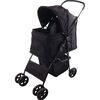 FLAMINGO Hundewagen Anda Schwarz 46x81,5x98 cm