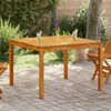 vidaXL Garten-Esstisch 110x110x75 cm Massivholz Akazie