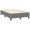 vidaXL Boxspringbettgestell Dunkelgrau 120x200 cm Stoff
