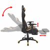 vidaXL Gaming Stuhl Gold 70 x 71 x 136 cm Kunstleder