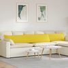 vidaXL Sofakissen 2 pcs Helles Gelb 200 x 40 cm Stoff
