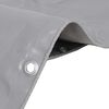 vidaXL Abdeckplane 650 g/m&sup2; 3x3 m Grau