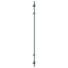 vidaXL K&uuml;chenr&uuml;ckw&auml;nde 2 Stk. Schwarz 80x40 cm Hartglas
