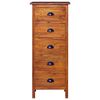 vidaXL Sideboard 45x35x110 cm Teak Massivholz
