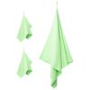 vidaXL Sporthandtuch Set 3 pcs Gr&uuml;n Polyester und Polyamid