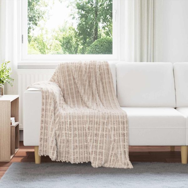 vidaXL Wohndecken 6 pcs Beige 150 x 130 cm Fleece