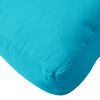 vidaXL Palettenkissen T&uuml;rkis 80x80x12 cm Stoff