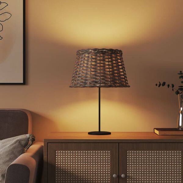 vidaXL Lampenschirm Braun &Oslash;38x23 cm Korbweide