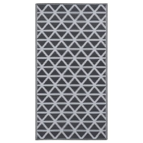 vidaXL Outdoor-Teppich ARAKIL Schwarz 160x230 cm PP