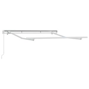 vidaXL Markisenrahmen Wei&szlig; 2,5 x 2 m Metall