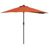 vidaXL Garten-Sonnenschirm Terrakotta 294 x 150 x 223 cm