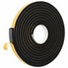 vidaXL Selbstklebendes Schaumstoffband 10 pcs Schwarz 15mm x 5m