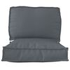 vidaXL Palettenkissenset 2 pcs Anthrazit Oxford-Stoff