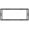 vidaXL Couchtisch Schwarz mit Hartglas 120x60x35 cm
