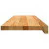 vidaXL Treppenstufen 4 Stk. Hellbraun 80x25x2 cm Massivholz Eiche