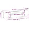 vidaXL TV-Schrank mit LED-Leuchten Wei&szlig; 160x35x40 cm