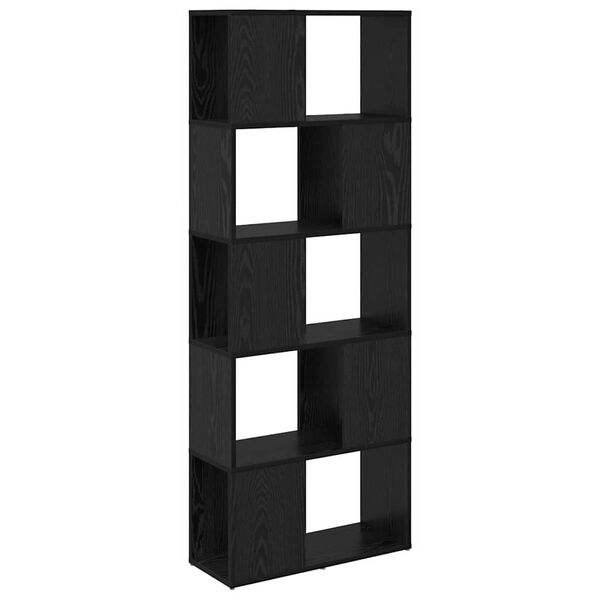vidaXL TV-Schrankset Schwarz 60 x 24 x 156 cm Holzwerkstoff
