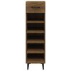 vidaXL Schuhschrank Braun Eichen-Optik 30x35x105 cm Holzwerkstoff