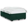 vidaXL Bettgestell ohne Matratze Dunkelgr&uuml;n 120x190 cm Samt