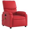 vidaXL Massagesessel Rot Kunstleder
