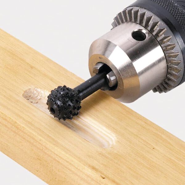 wolfcraft 5-tlg. Raspel-/Versenkbohrer-Set Stahl 2540000