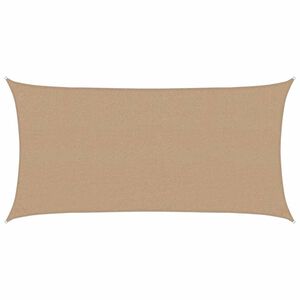 vidaXL Sonnensegel 160 g/m&sup2; Taupe 2,5x4,5 m HDPE
