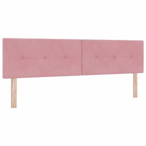 vidaXL Kopfteil mit Kopfteil Rosa 180 cm Kunstleder