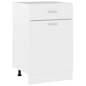vidaXL Schubunterschrank Lyon Wei&szlig; 50x46x81,5 cm Holzwerkstoff