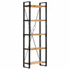 vidaXL B&uuml;cherregal 5 F&auml;cher 60 x 30 x 180 cm Mango Massivholz