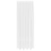vidaXL Spitzenvorhang mit Vorh&auml;ngen Floral Wei&szlig; 280 x 150 cm Polyester
