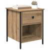 vidaXL Nachttisch 2 pcs Artisan-Eiche 40 x 42 x 50 cm Holzwerkstoff
