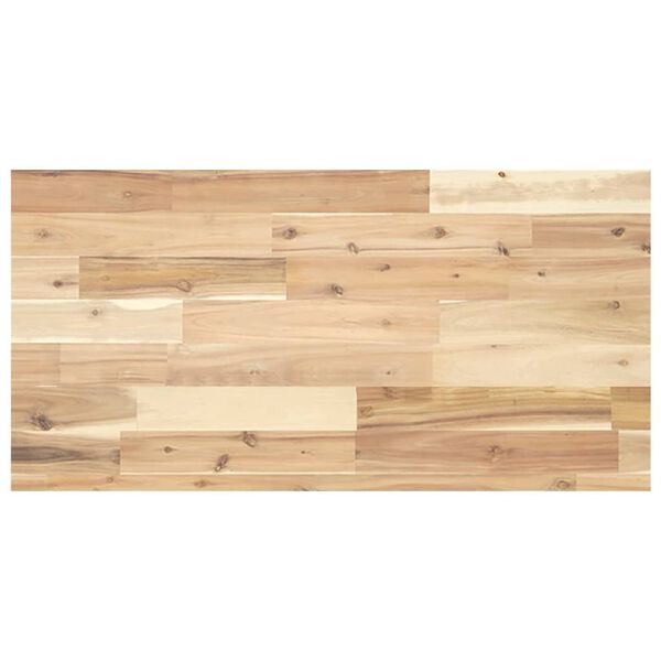 vidaXL Schweberegal 60x40x4 cm Massivholz Akazie Unbehandelt