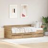 vidaXL Tagesbett mit Kopfteil Artisan-Eiche 90 x 190 cm Holzwerkstoff