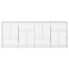 vidaXL Gabionen mit Deckel 400x50x150 cm Verzinktes Eisen