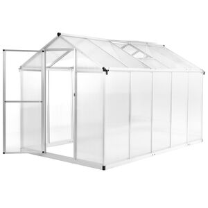 vidaXL Gew&auml;chshaus Aluminium 302x190x195 cm 11,19 m&sup3;