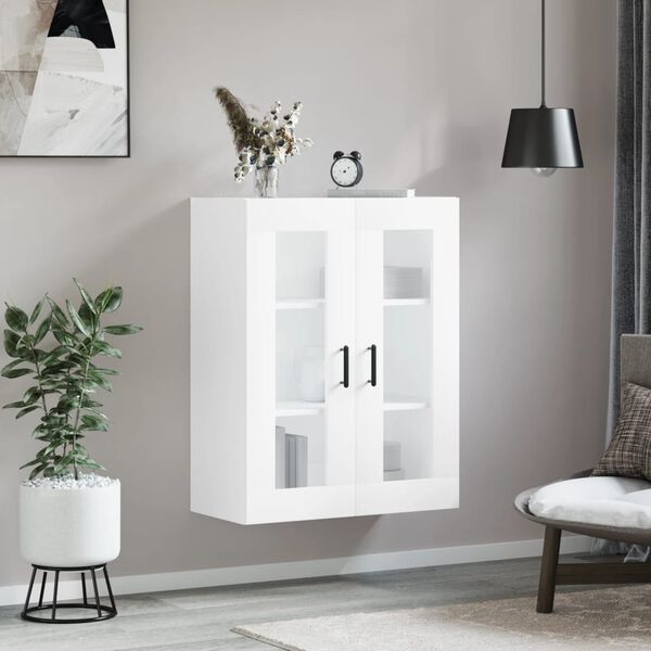 vidaXL Wandschrank Wei&szlig; 69,5x34x90 cm