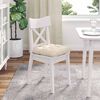 vidaXL Sitzkissen 4 pcs Beige 45 x 45 cm Mikrofaserstoff