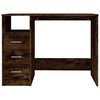 vidaXL Schreibtisch mit Schubladen R&auml;uchereiche 102x50x76 cm