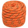 vidaXL Bootsseil Orange 20 mm 100 m Polypropylen