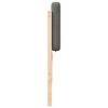 vidaXL Gepolstertes Kopfteil mit Kopfteil Braun und Hellgrau 80 cm