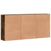 vidaXL Sideboards 3 Stk. R&auml;uchereiche 60x31x84 cm Holzwerkstoff
