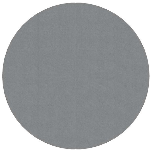 vidaXL Pool-Bodentuch Hellgrau &Oslash;428 cm Polyester Geotextil