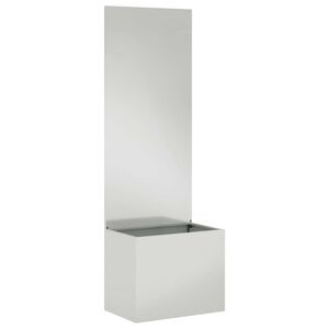 vidaXL Garten Sichtschutz-Leinwand Silber 50 x 32 x 150 cm