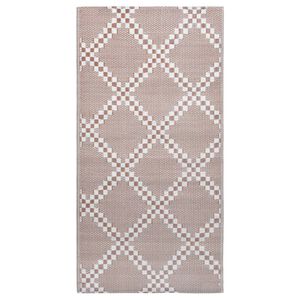 vidaXL Outdoor-Teppich ARAKIL Braun 160x230 cm PP