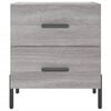 vidaXL Nachttische 2 Stk. Grau Sonoma 40x35x47,5 cm Holzwerkstoff