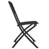 vidaXL 3-tlg. Bistro-Set Stahl Schwarz