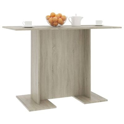 vidaXL Esstisch Sonoma-Eiche 110x60x75 cm Holzwerkstoff