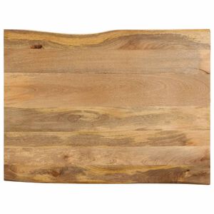 vidaXL Tischplatte mit Baumkante 90x80x3,8 cm Massivholz Mango
