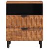 vidaXL Nachttisch Braun 50 x 33 x 60 cm Massivholz Mango